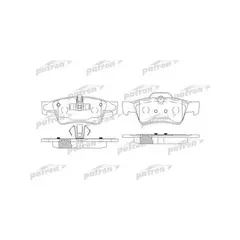 Колодки задние MERCEDES-BENZ A164 420 15 20