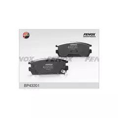 m/1360852/FENOX/Колодка тормозная (кт.4 шт) Chevrolet Captiva 2.0-2.4, 06-, Opel Antara 2.4i-3.2i/2.0CDT, 07- 110,7*