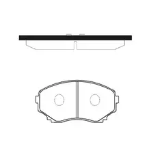 Колодки передние MAZDA MPV I-II 2.5D-3.0 95-06 / E-Serie 2.0-2.2D 9 CTR GK0704