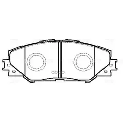 Колодки тормозные дисковые передние Toyota RAV IV 2.0VVT-i/2.2D-4D 06> (старый арт. CKT-49) GK1063