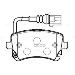 Колодки тормозные дисковые VOLKSWAGEN T5 03>/MULTIVAN 03> (старый арт. CKVW-32) GK1259