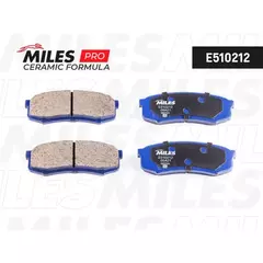 Колодки тормозные задние (Смесь CERAMIC серия PRO) TOYOTA LC 80/90/120 90/MITSUBISHI PAJERO 3.8/3.2D 06 (TRW GDB1182) E510212