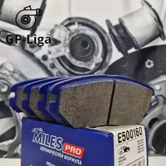 Колодки передние КЕРАМИКА для HYUNDAI COUPE, ELANTRA XD, SONATA IV (EF), SONATA V (NF), SONATA YF, TUCSON / KIA MAGENTIS, OPTIMA, SOUL I - Miles E500160