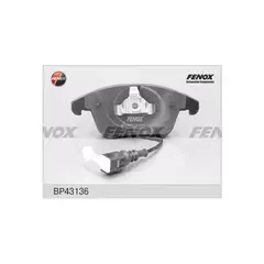 КОЛОДКИ ТОРМОЗНЫЕ ДИСКОВЫЕ Audi Q3 11- Seat Alhambra 10- VW Sharan 10- , Tiguan 07- передние Fenox BP43136