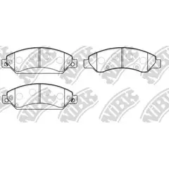 Колодки тормозные передние CADILAC ESCALADE III (2006-2016), CHEVROLET Avalanche II/ Express/ Silverado 1500 II/Tahoe III (GMT 900)