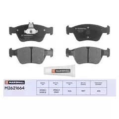 Колодки тормозные Mercedes C (W202) 95-, E (W210) 95-, CLK (W208) 97- передние Marshall