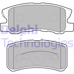 Колодки тормозные задние, комплект MITSUBISHI PAJERO II-IV(1990-2004), CITROEN C4 II (2011- ), PEUGEOT 4008 (2012- ), JEEP COMPASS (2006- )