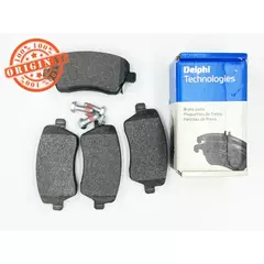 Колодки тормозные передние Duster 1.6, Lada Largus (Nissan Almera) Delphi LP1865 аналог 410608481R (комплект)