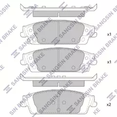 Колодки тормозные CHEVROLET TAHOE/CADILLAC ESCALADE 15- задние