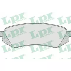 Колодки тормозные задние TOYOTA Land Cruiser 90 100 04 96- 116,2X44X15,2mm