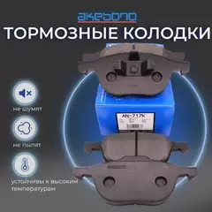 Колодки тормозные дисковые передние FORD FOCUS II СЕДАН (DB_, FCH, DH), FORD FOCUS II (DA_, HCP, DP)