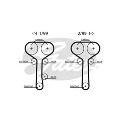 Ремень ГРМ GATES 5508XS /859715508/ FORD Focus/Mondeo 1.6-2.0 16V 98-/Transit 1.8 16V 02-