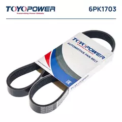 6PK1703 Toyopower Ремень 1703 (6РК) ручейковый генератора КАМАЗ-6520 Евро 2,3,4 ( аналог 740.20-1307