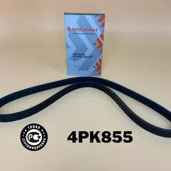 Ремень поликлиновой 4PK855 VOLRAM Hyundai; Kia; Audi; BMW; VW; Mazda - VOLRAM арт. VR13126