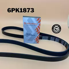 Ремень поликлиновой 6PK1873 VW, CHEVROLET, SKODA - VOLRAM арт. VR13279