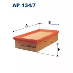 AP 134/7_фильтр воздушный! Nissan Micra K12 1.5DCi 03>, Renault Modus 1.6/1.5DCi 04>