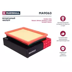 В/155666/MARSHALL/Фильтр воздушный Honda Civic V/VI 91-/Nissan Almera I (N15)/II (N16) 95-/Primera I (P10) Marshall