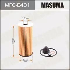 Фильтр масляный BMW 2 (F44) 14-, X1 (F48) 15-, X2 (F39) 18- Masuma MFC-E481