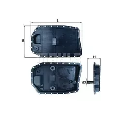 Фильтр АКПП BMW: 1-serie (E81/E82/E87/E88) 116-135i/D/M 05-13, 3-serie (E90/E91/E92/E93) 316-335i/xi/D 04-13, 5-serie (E60/E61) 520-540i/D 03-10 (АКПП - 6HP19/21)