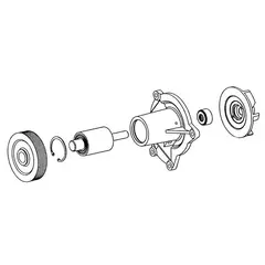 Помпа RENAULT KAPTUR - Pilenga арт. WP-P 2477