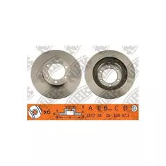 Диск тормозной TOYOTA LAND CRUISER PRADO (J120) 2.7-4.0 02- передний Цена за 1шт Продается парами