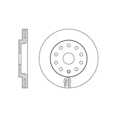 Диск тормозной передний SKODA OCTAVIA/SUPERB/VW PASSAT/TIGUAN BR33147T