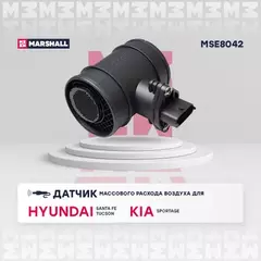 Датчик массового расхода воздуха Hyundai Santa Fe I 01-, Tucson I 04- Kia Sportage 04- (MSE8042)