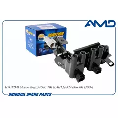 m/1102884/AMD/Катушка зажигания 27301-26600 (Hyundai Accent II/Elantra III/Getz,Kia Cerato/Rio II/Spectra) AMD