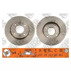 ДИСК ТОРМОЗНОЙ ПЕРЕДНИЙ ПЕРЕДН HY ELANTRA 1 6 2 0L 00 06 MATRIX 1 6 1 8L 01 08 KI CERATO SPECTRA