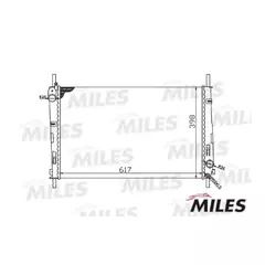 Радиатор MILES ACRM078 FORD MONDEO 1.8/2.0 01- - MILES арт. ACRM078