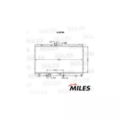Радиатор (паяный) TOYOTA COROLLA 1.3-1.8 93-02 (NISSENS 648681) ACRB199