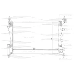 Радиатор FREE-Z KK0144 - FREE-Z арт. KK0144