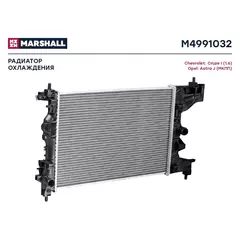 Радиатор охл. двигателя chevrolet cruze i (1.6) 09- opel astra j 09- (мкпп) () Marshall M4991032 - MARSHALL арт. M4991032