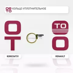 Уплотнения системы охлаждения RENAULT 8200236731 RENAULT K4M/K4J Прокладка дроссельной заслонки