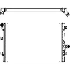 Радиатор AUDI A3 04-12, TT 06-06, SKODA OCTAVIA 04-12, SUPERB 08-10, VW GOLF VI 04-08, VW PASSAT/PASSAT CC 05-10, PASSAT 10- 30611006