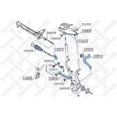 Сайлентблок рычага нижнего передний внутренний для Audi A4/A5 all 07 7700853SX STELLOX