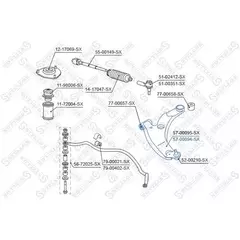 57-00094-SX рычаг нижний правый! Mitsubishi Lancer CS5A/CS5W/CS2A 00