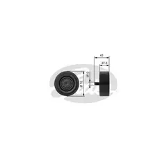 (7803-21306) Ролик приводного ремня Hyundai Accent,Elantra,Getz,Grandeur,i30,Matrix,Santa Fe,Sonata V,Trajet,Tucson,KIA Carens II,III,Cerato,Magentis,Sportage 1.5,2.0,2.2 CRDi 04.01-