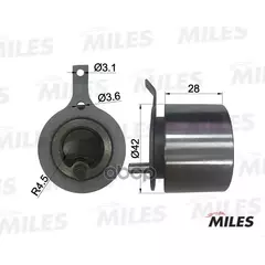Ролик Ремня Грм Daewoo Matiz/Spark 0.8/1.0 03- Miles арт. AG02006 - Autoparts арт. Miles_AG02006