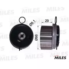 Ролик ремня ГРМ OPEL Z16XER/Z18XER (INA 531077910) AG02018