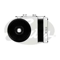 Ролик обводной приводного ремня Gates T38024 - Gates арт. T38024