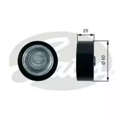 Ролик приводного ремня Lada Largus; Renault Logan 04-, Duster 10- 1.4-1.6 (+ГУР, +A C) Gates