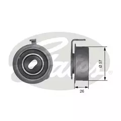 Ролик натяжной ремня грм Gates T41241 - Gates арт. T41241