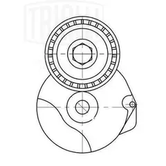Ролик приводного ремня с натяжым механизмом BMW X5 (10-) 3.0d генератора, CM 5286