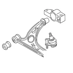Сайлентблок MERCEDES-BENZ C180 W204/S204