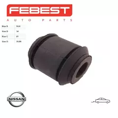 Сайлентблок задней поперечной тяги FEBEST NAB030 для а/м Nissan
