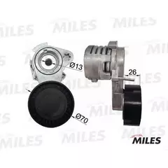 Натяжитель ремня приводного bwm x5 e60 e65 e90 n52 53 Miles AG00309 - Miles арт. AG00309