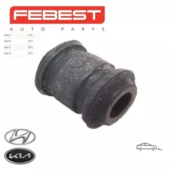 Сайлентблок задней цапфы FEBEST HYABTUC3 для а/м Hyundai, Kia