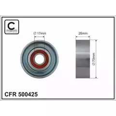 Ролик Caffaro 500425 - Caffaro арт. 500425