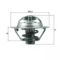 Термостат MAHLE TX16282D - MAHLE арт. TX16282D